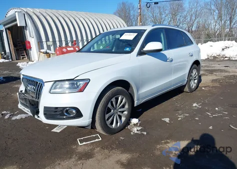 2015 Audi Q5 2.0T Premium из США, поврежденный, VIN WA1CFAFP6FA043907